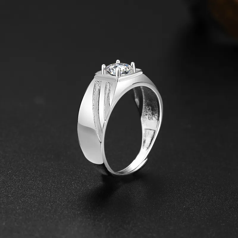 QIANCHANG S925 Silver Rings Unisex-12