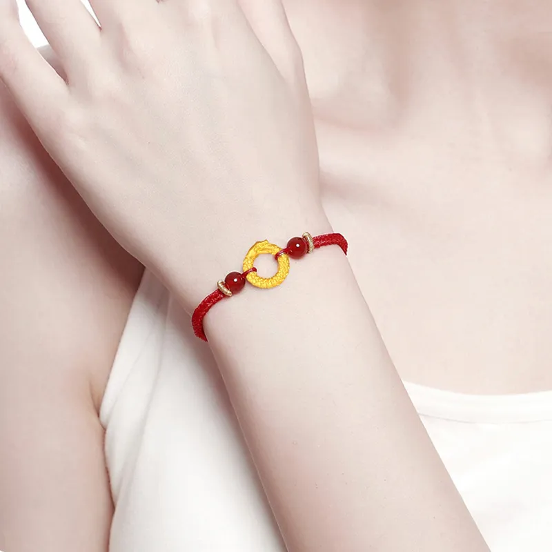 QIANCHANG Gold Bracelet Unisex-2