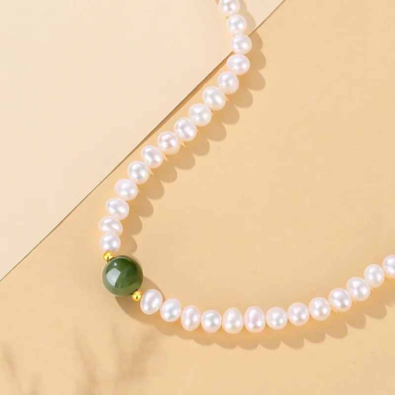 QIANCHANG Pearl Necklaces Women's-2