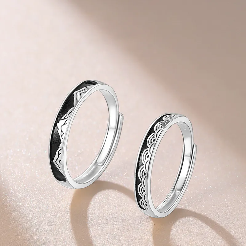 QIANCHANG S999 Fine Silver Rings Unisex-4