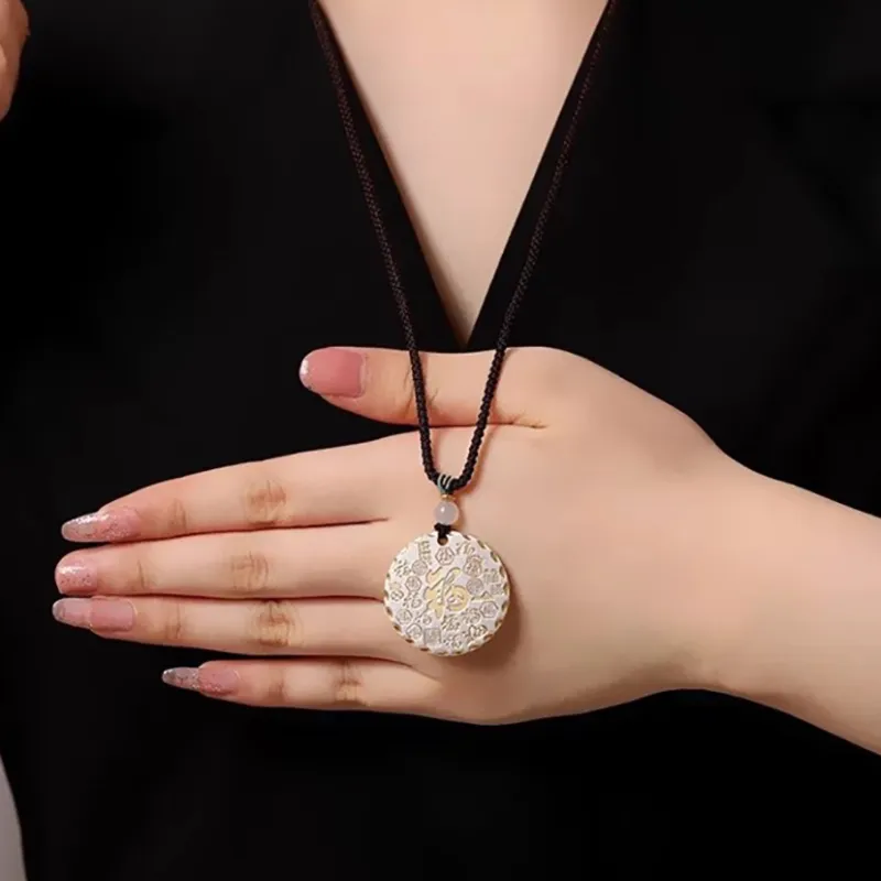 QIANCHANG Silver Necklaces Unisex-6