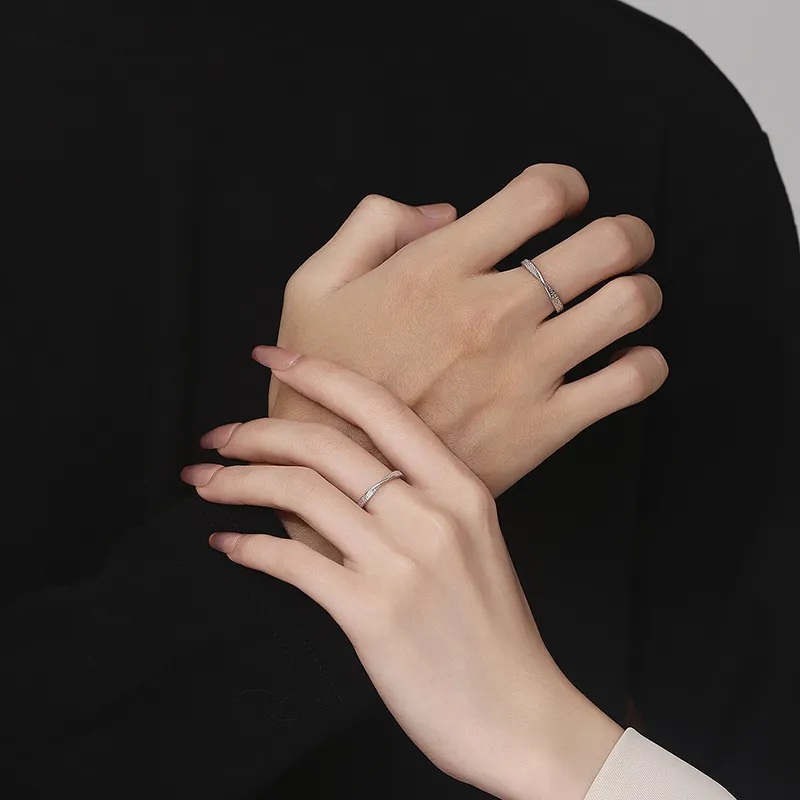 QIANCHANG S999 Fine Silver Rings Unisex-1