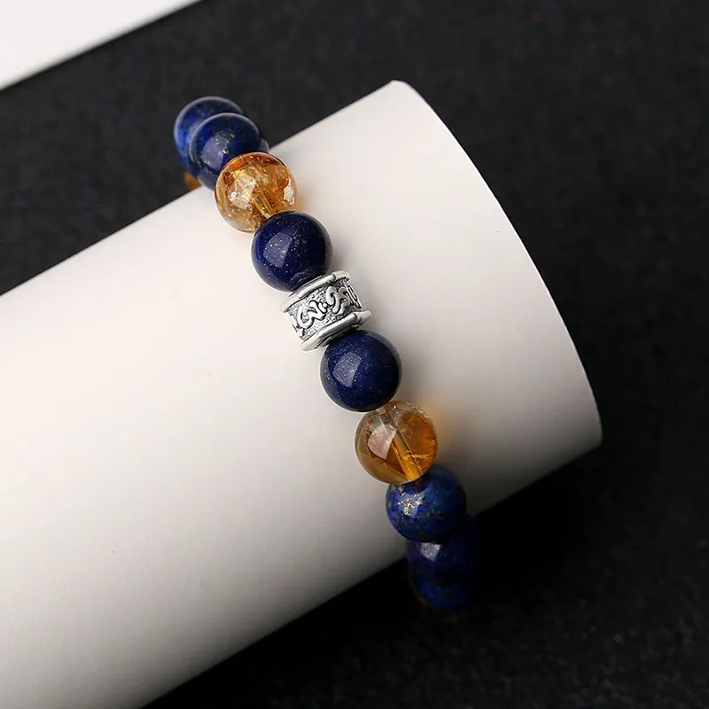 QIANCHANG Obsidian Bracelets Men's-7