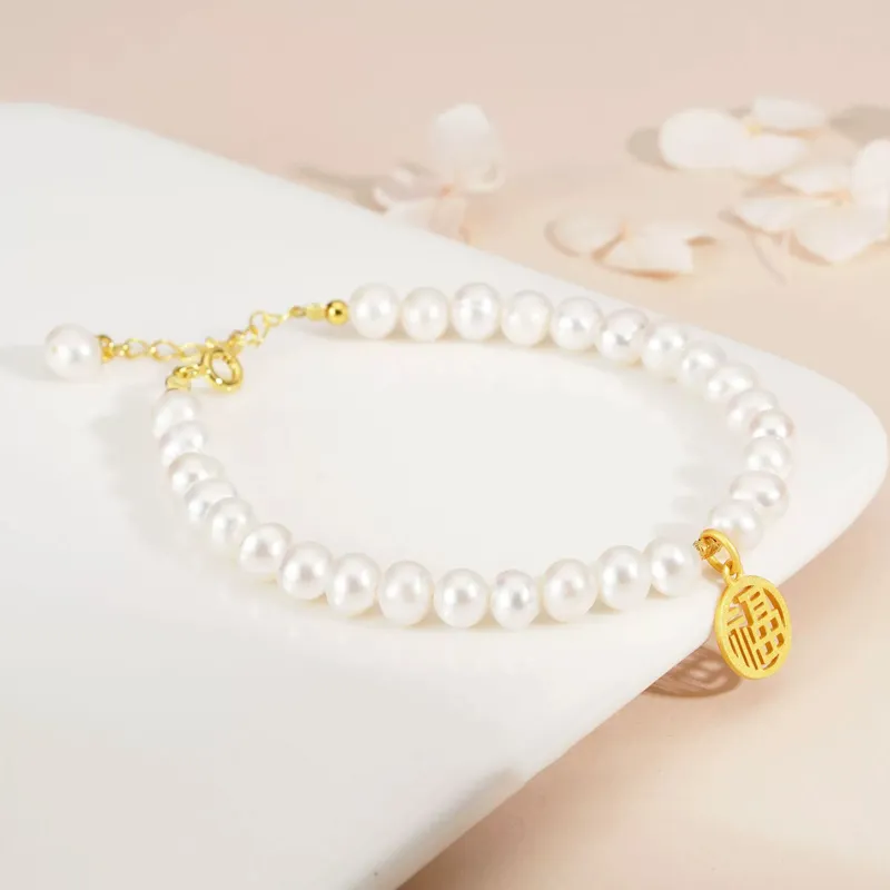 QIANCHANG Pearl Bracelets Women's-2