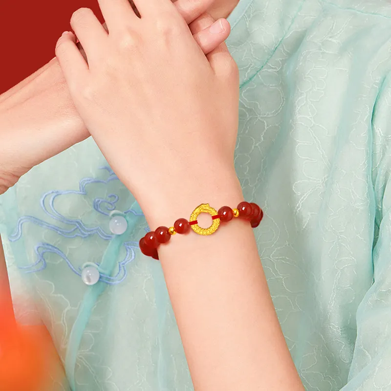 QIANCHANG Gold Bracelet Women's-1