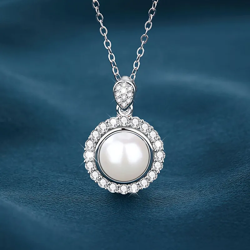 QIANCHANG Freshwater Pearl Necklaces Women's-3
