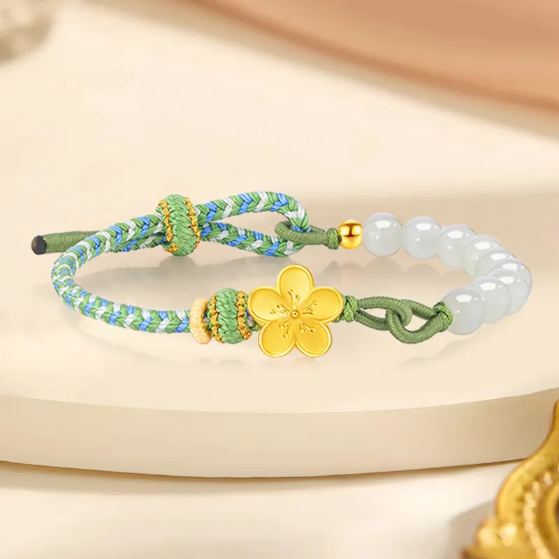 QIANCHANG Hetian Jade Bracelets White Jade Women's-2