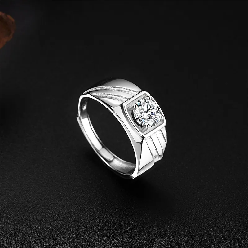 QIANCHANG S925 Silver Rings Unisex-6