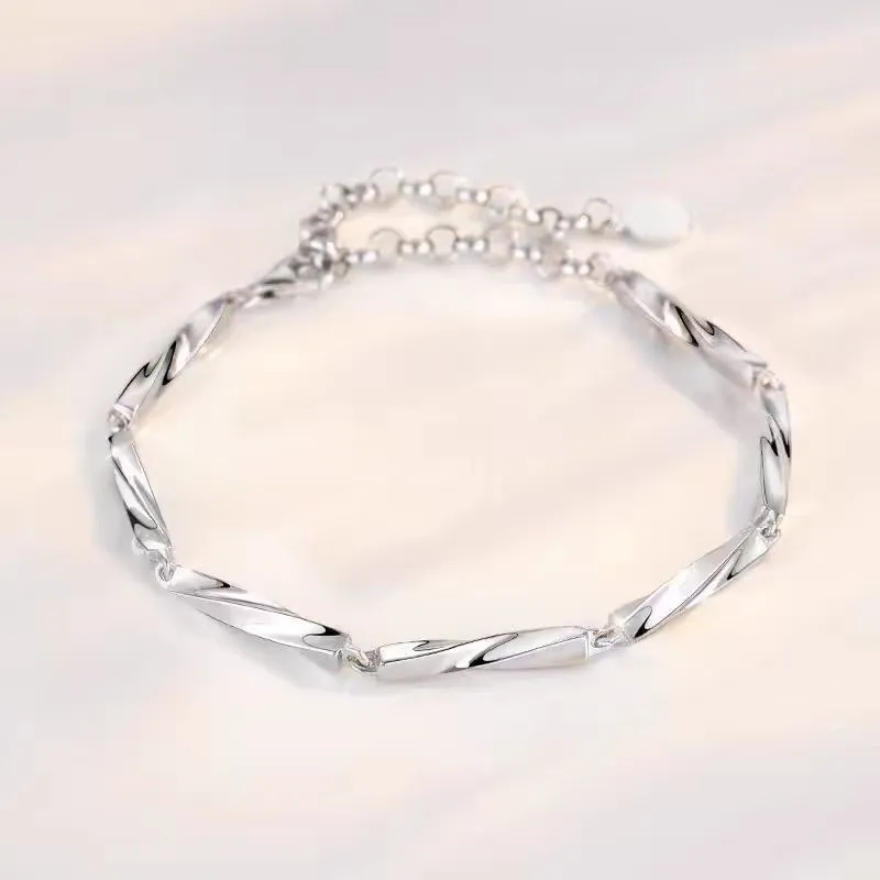 QIANCHANG S925 Silver Bracelets Unisex-2
