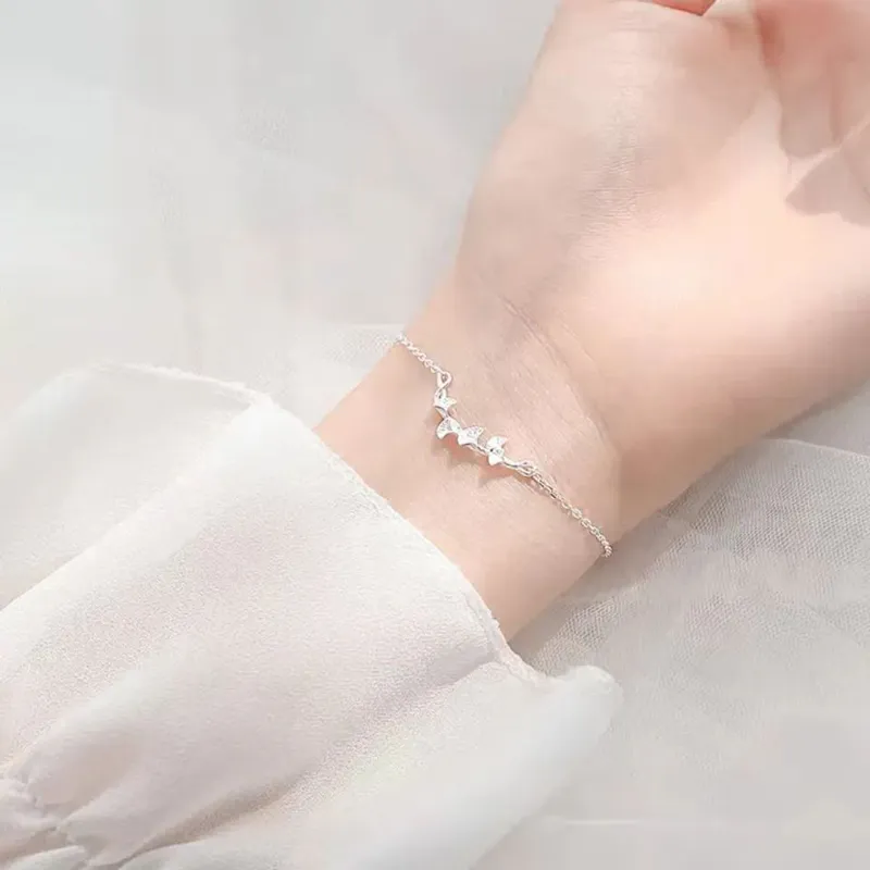 QIANCHANG S999 Fine Silver Bracelets Women's-2