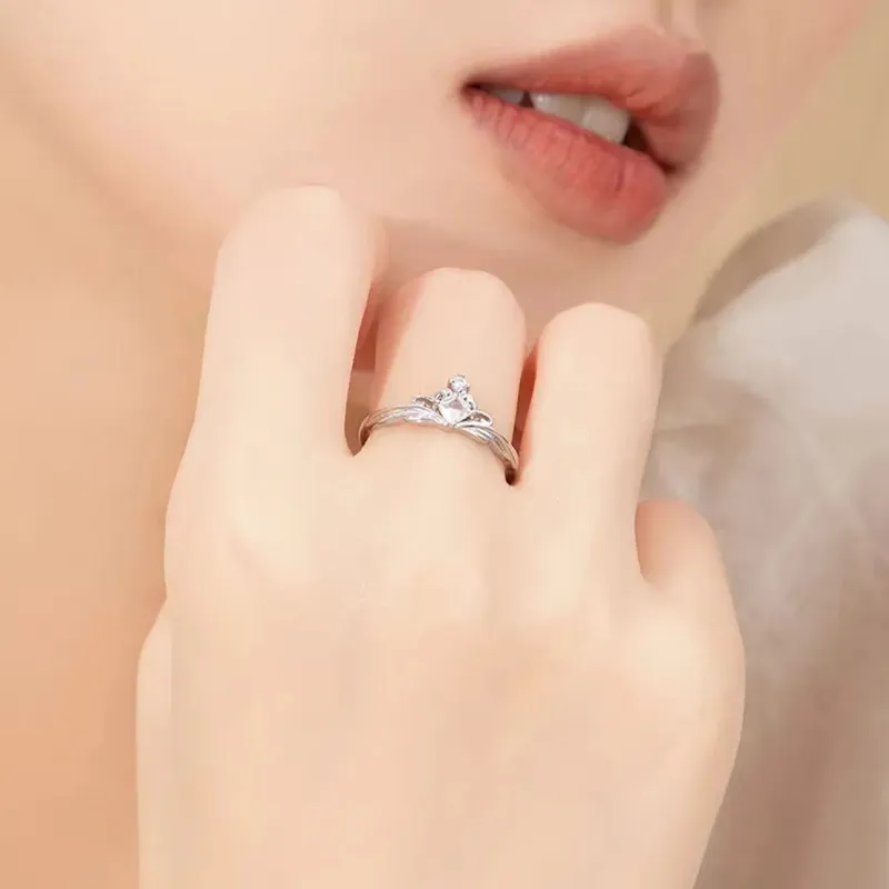QIANCHANG S999 Fine Silver Rings Women's-1