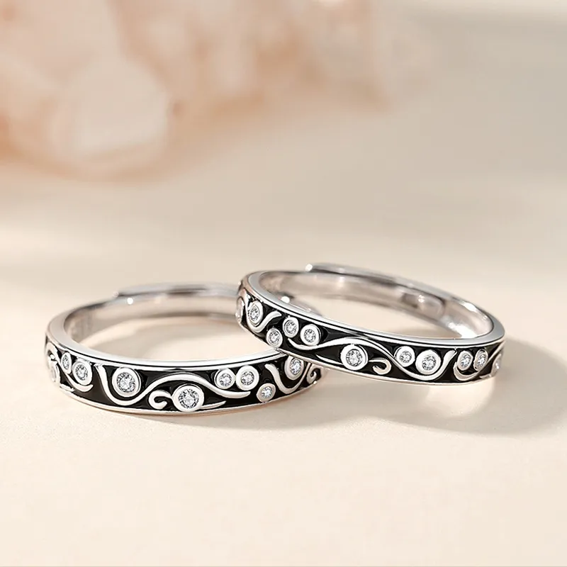 QIANCHANG S925 Silver Rings Unisex-5