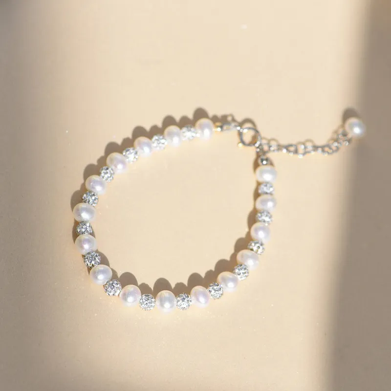 QIANCHANG Freshwater Pearl Bracelets Women's-5
