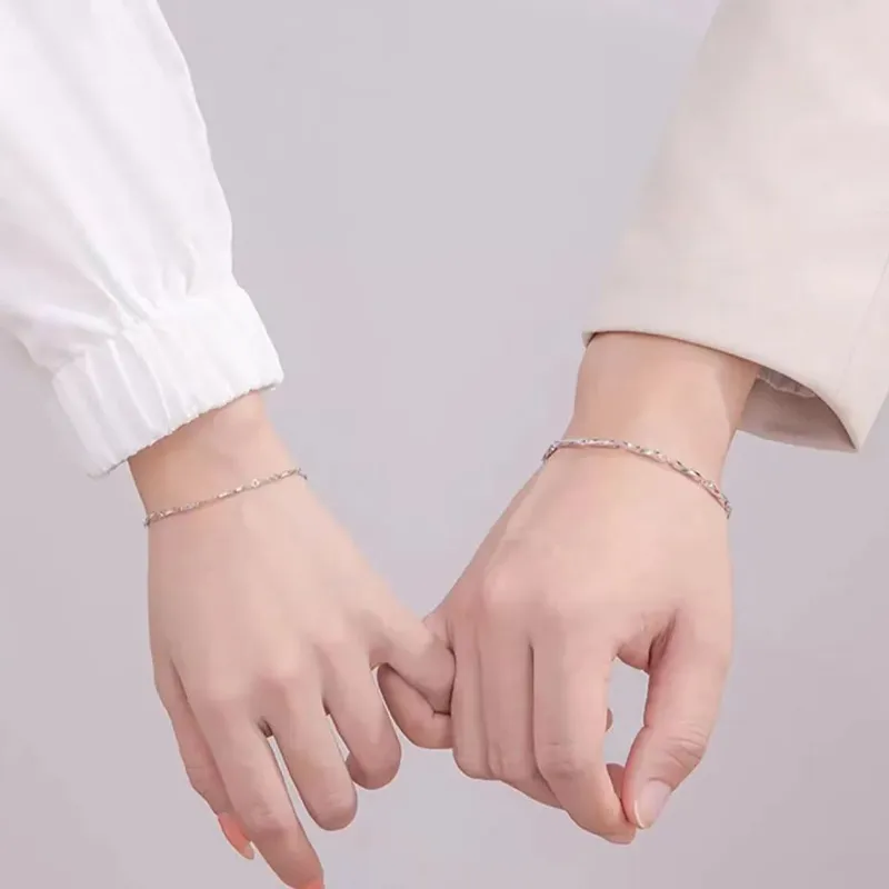 QIANCHANG S925 Silver Bracelets Unisex-5