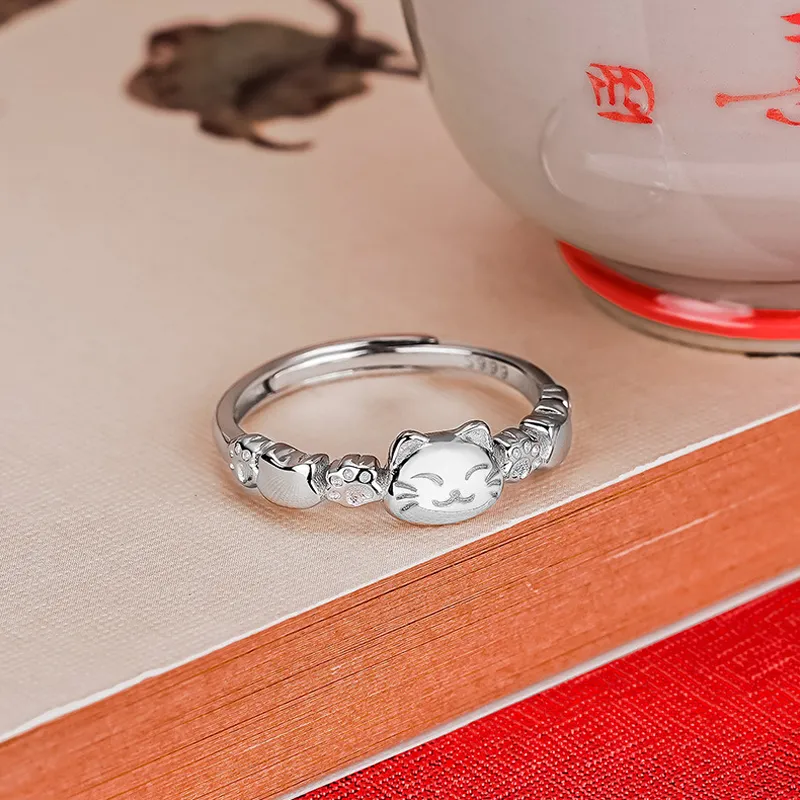 QIANCHANG S999 Fine Silver Rings Women's-2