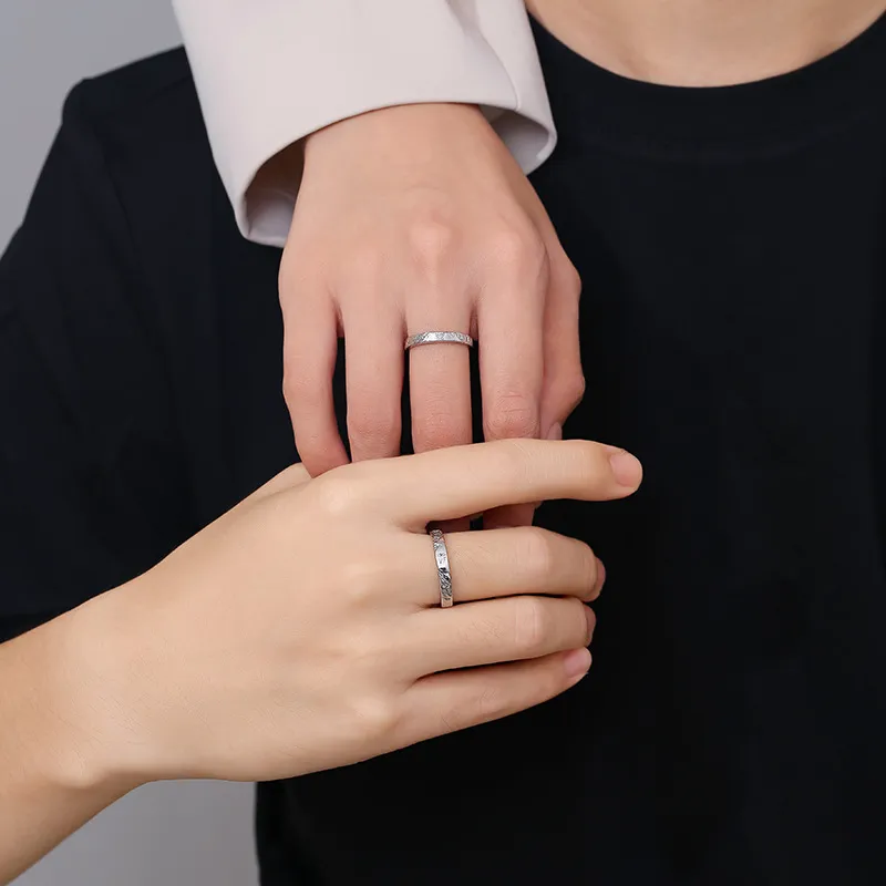 QIANCHANG S999 Fine Silver Rings Unisex-3