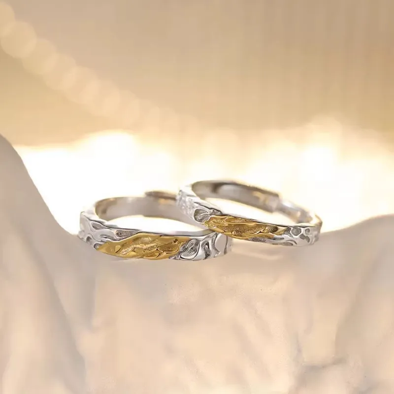 QIANCHANG S999 Fine Silver Rings Unisex-4