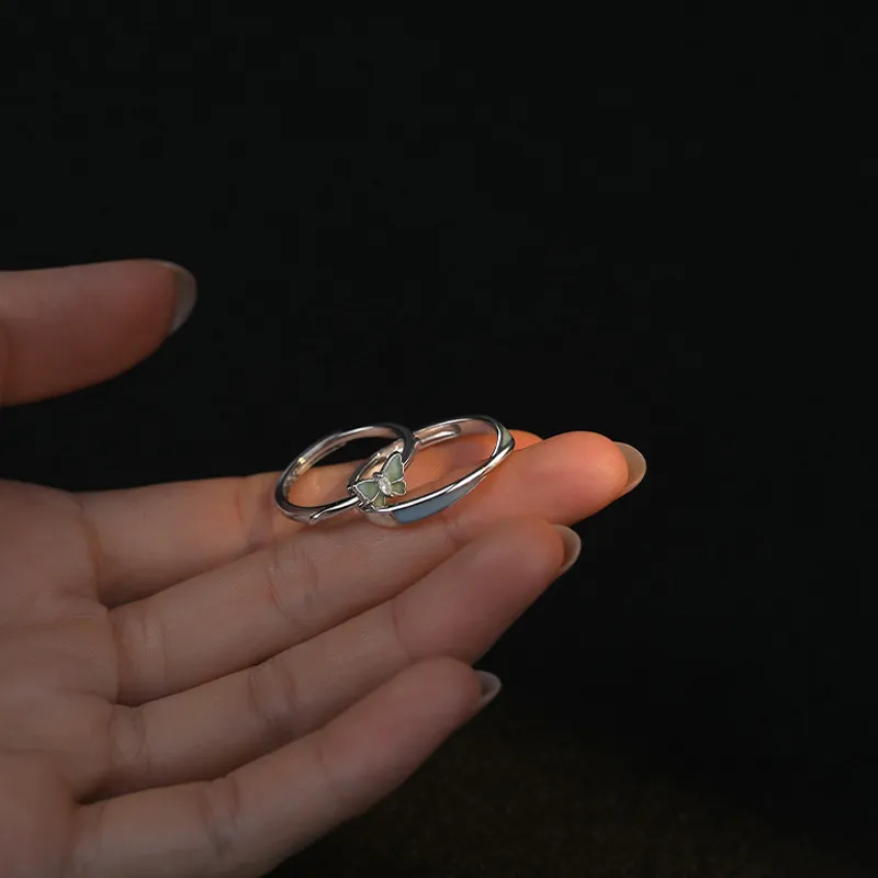 QIANCHANG S925 Silver Rings Unisex-7