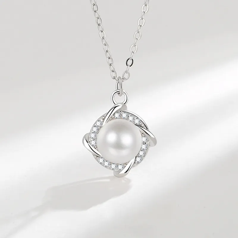 QIANCHANG Freshwater Pearl Necklaces Women's-3