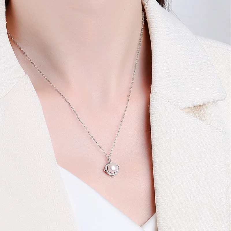 QIANCHANG Freshwater Pearl Necklaces Women's-1