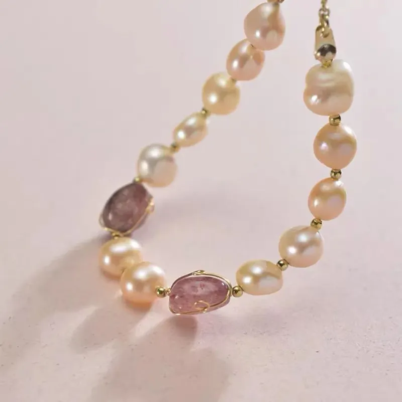 QIANCHANG Freshwater Pearl Bracelets Women's-4