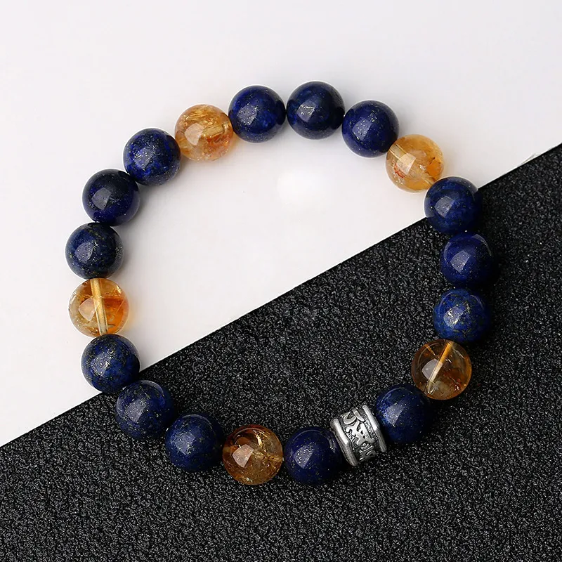 QIANCHANG Obsidian Bracelets Men's-8