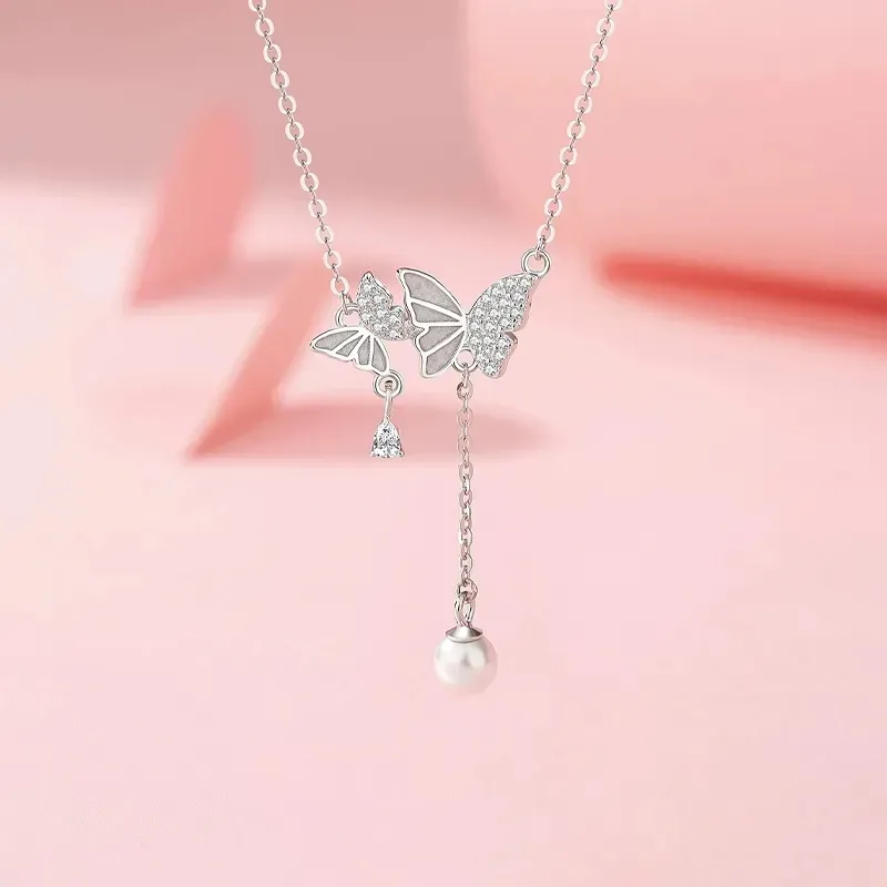 QIANCHANG S925 Silver Necklaces Women's-1