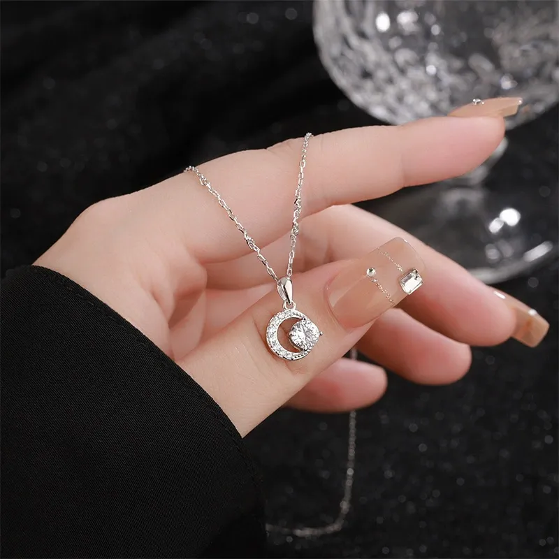 QIANCHANG 999 Fine Silver Necklaces Women's-4