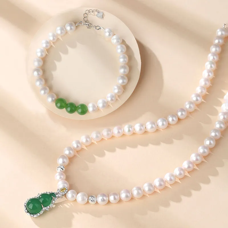 QIANCHANG Pearl Necklaces Women's-3