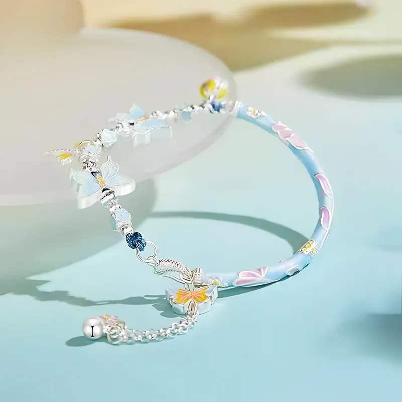 QIANCHANG 999 Fine Silver Bracelets Women's-3
