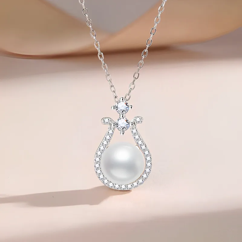 QIANCHANG Pearl Necklaces Women's-1