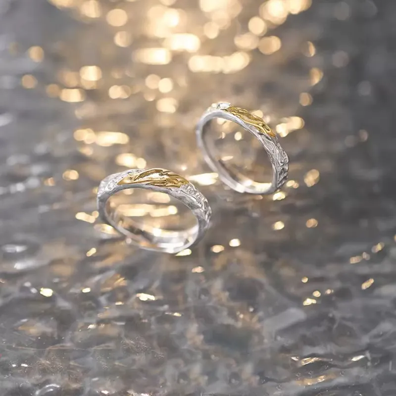QIANCHANG S999 Fine Silver Rings Unisex-3