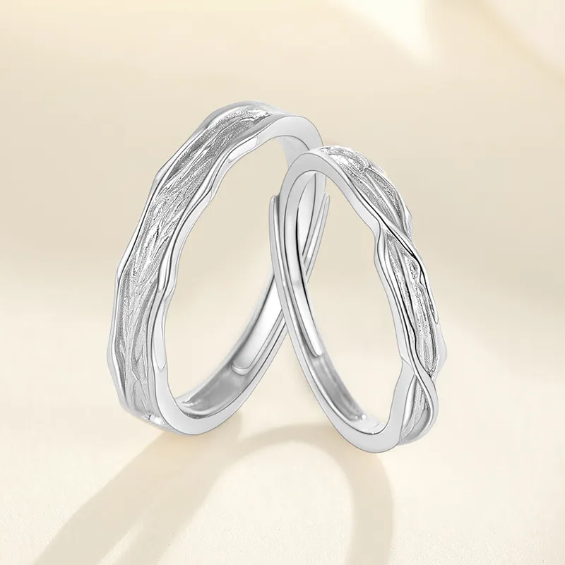 QIANCHANG S999 Fine Silver Rings Unisex-3