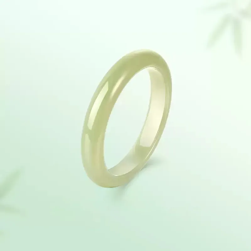 QIANCHANG Hetian Jade Bangles Green Jade Women's-6