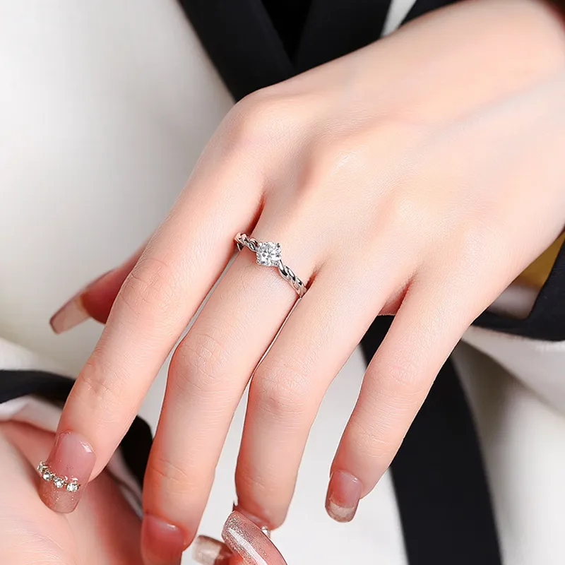 QIANCHANG S925 Silver Rings Women's-1