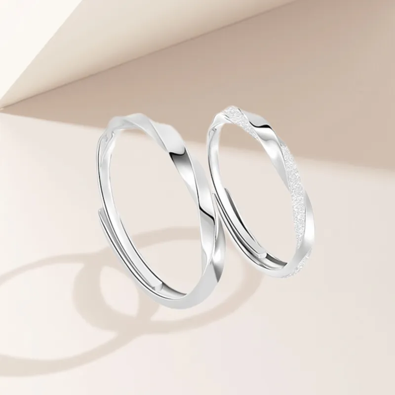 QIANCHANG S999 Fine Silver Rings Unisex-2