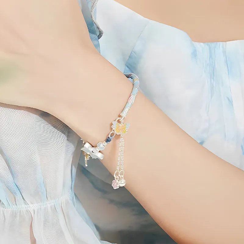 QIANCHANG 999 Fine Silver Bracelets Women's-5