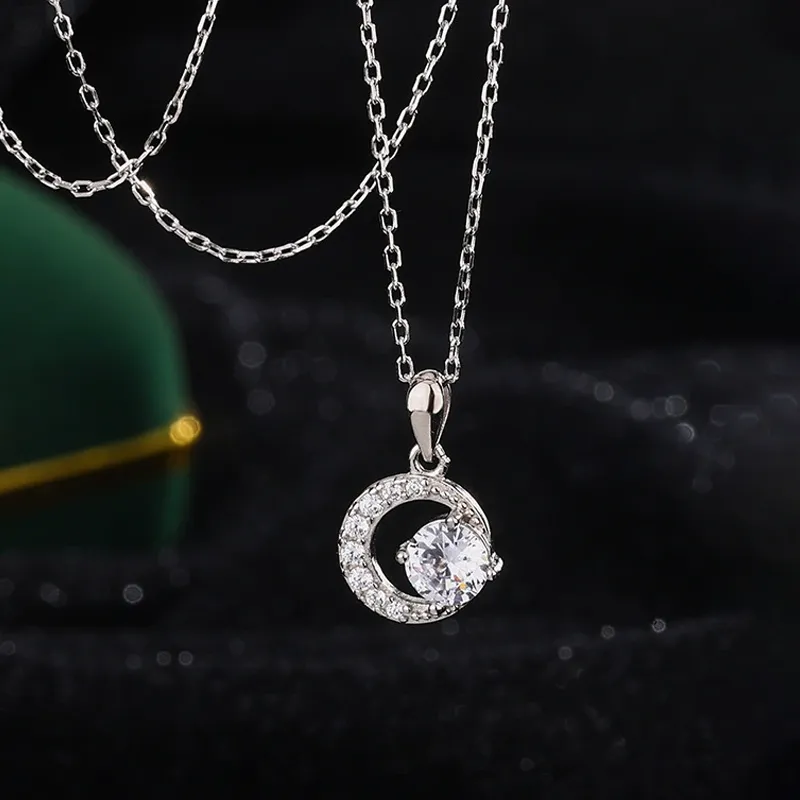 QIANCHANG 999 Fine Silver Necklaces Women's-2