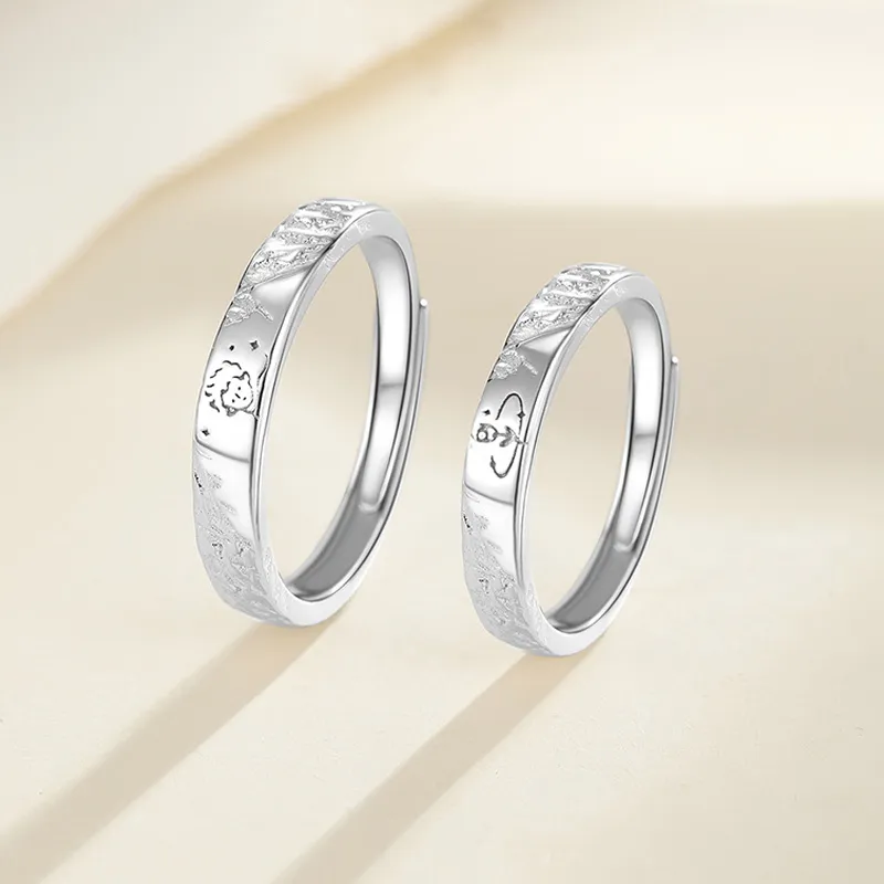 QIANCHANG S999 Fine Silver Rings Unisex-4
