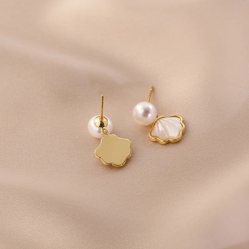 QIANCHANG Freshwater Pearl Earrings Women's-6
