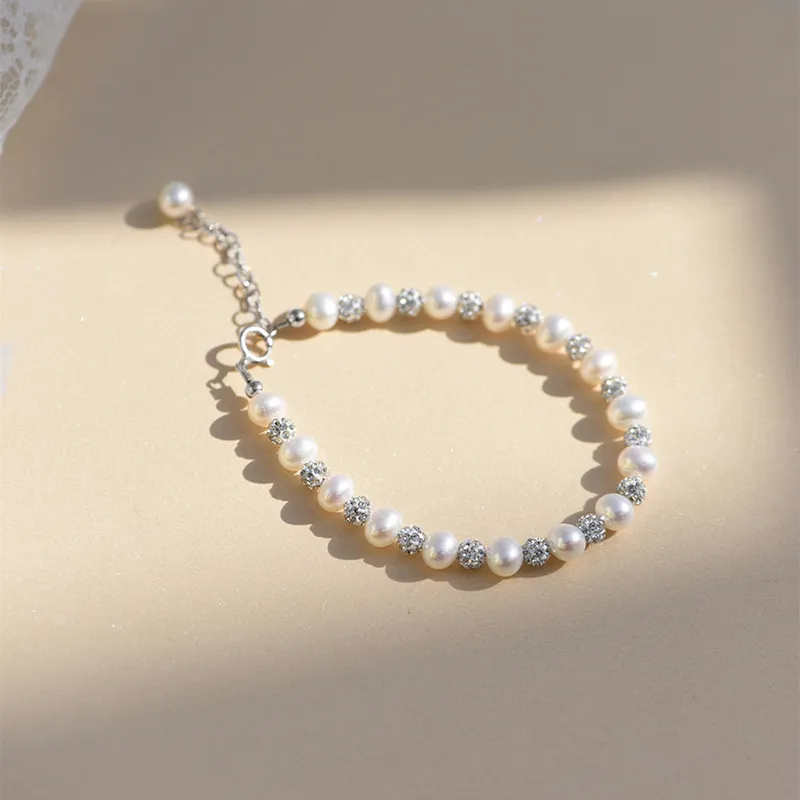QIANCHANG Freshwater Pearl Bracelets Women's-4