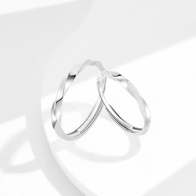 QIANCHANG S999 Fine Silver Rings Unisex-3