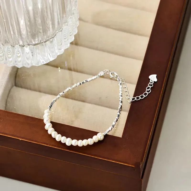 QIANCHANG Freshwater Pearl Bracelets Women's-4