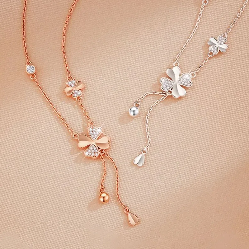 QIANCHANG S999 Silver Necklaces Women's-1