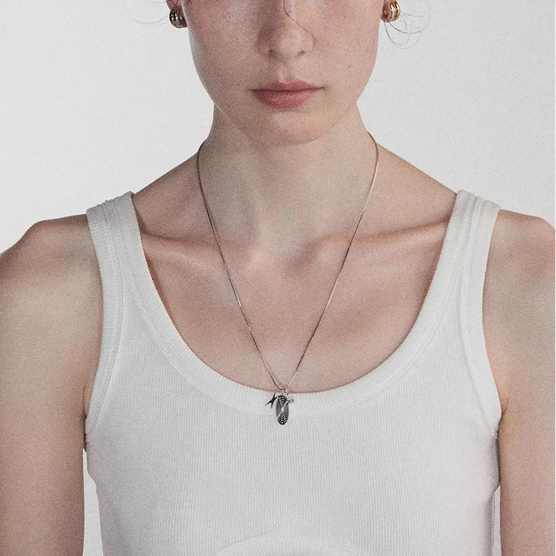 KVK White Gold-Plated Copper Necklaces Unisex-3