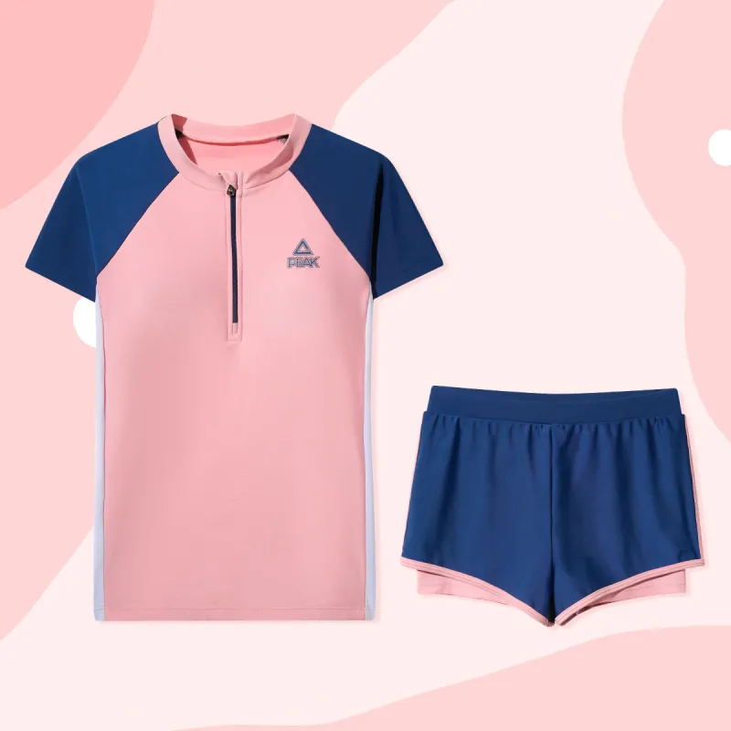 PEAK Swimming Sets Polyester Seaside Vacation With Hot Spring Kids'-1
