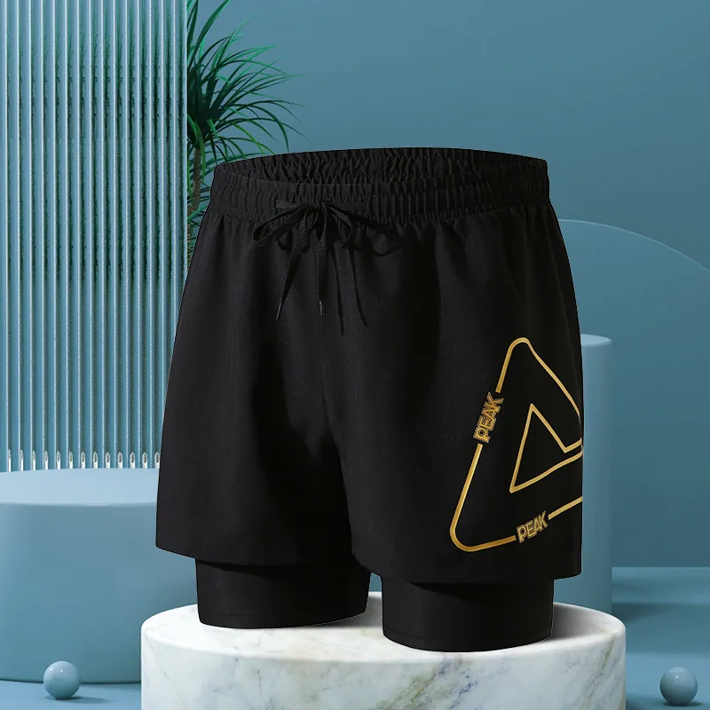PEAK Swimming Sets Polyester Seaside Vacation With Hot Spring Men's-3