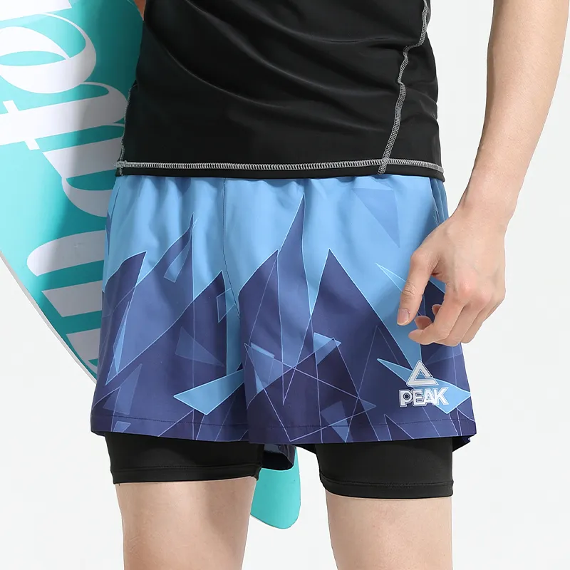 PEAK Swimming Shorts Unisex Blue-1