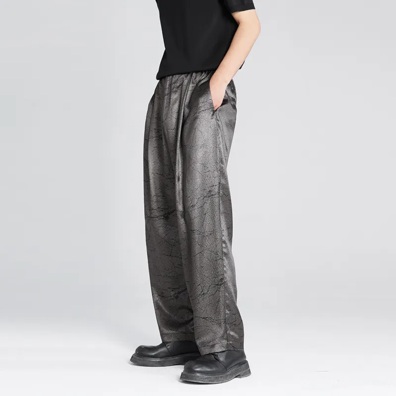 HERBEL Casual Pants Men's Black-6