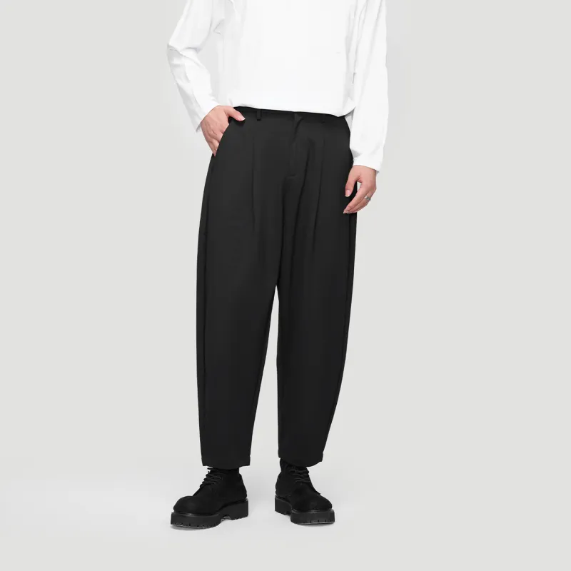 HERBEL Casual Pants Men's Black-3
